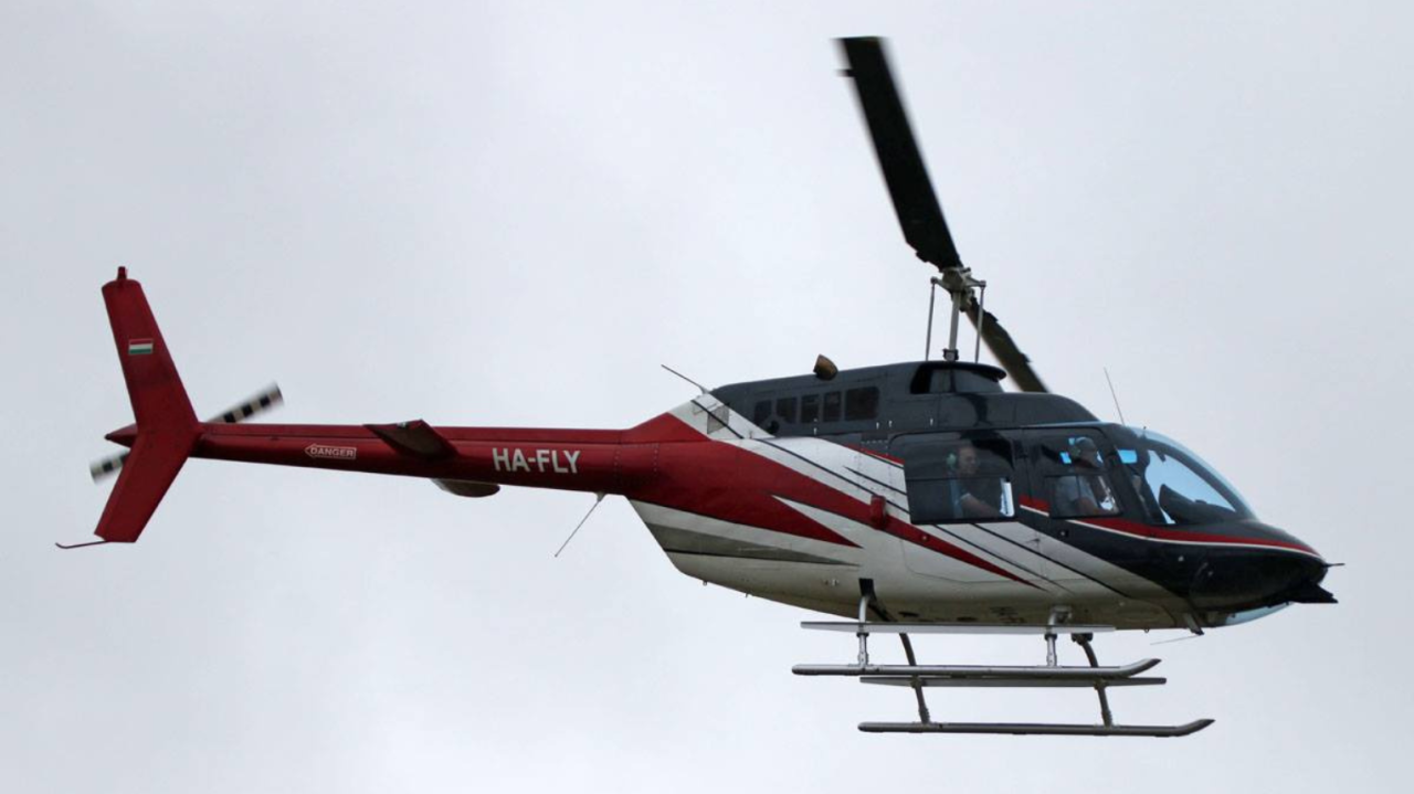 Helikopteres élményrepülés a Petörkei halastavak felett 2