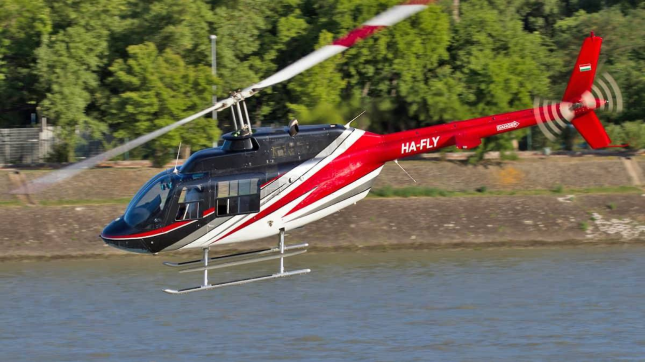 Éjszakai helikopterezés BELL-206-tal Budapest felett 4