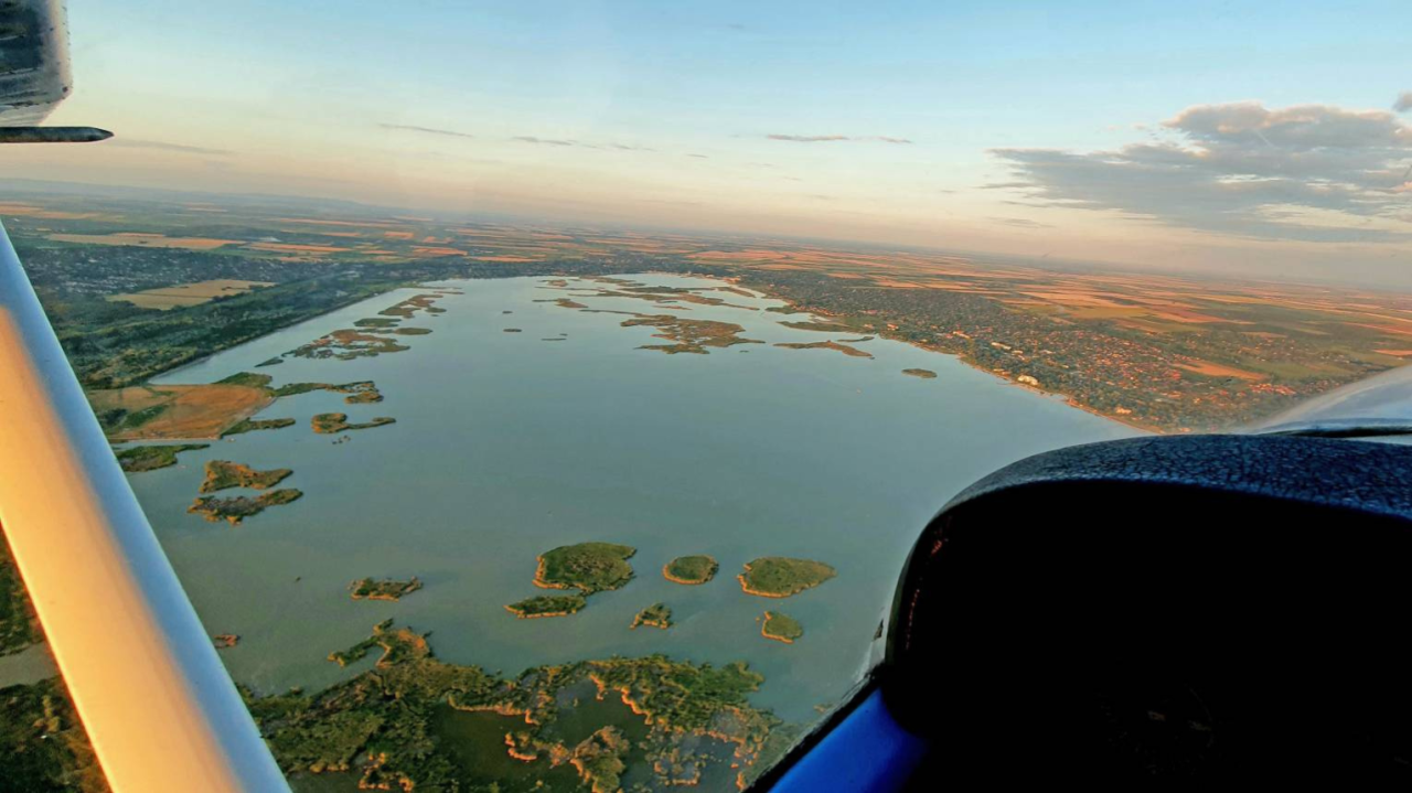 Sétarepülés Balaton, Velence, Budapest, Dunakanyar, Esztergom felett 2