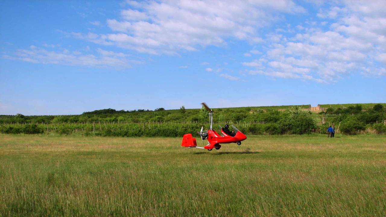 Gyrokopterrel 20 Perces Élményrepülés Gödöllői Domságnál 4