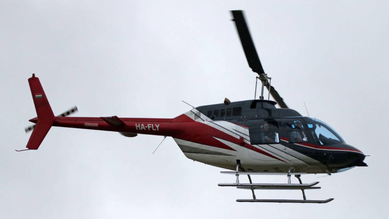 Helikopteres élményrepülés a Petörkei halastavak felett 3