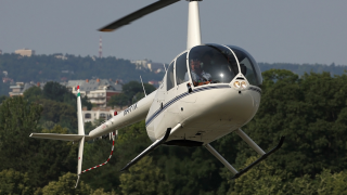 30 perces Helikopter vezetés Budaörsi indulással