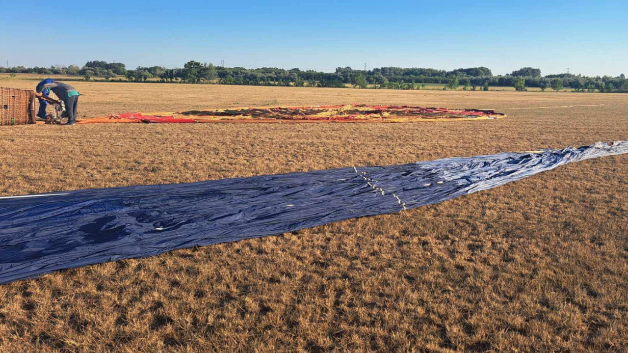 Hőlégballonos repülés Szeged térségében 3