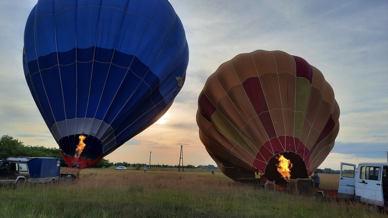 Hőlégballonos repülés Szeged térségében 1