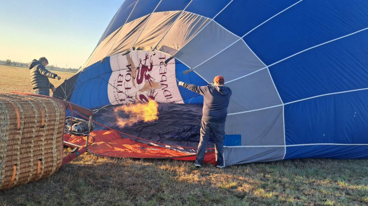 Hőlégballonos repülés Szeged térségében 6