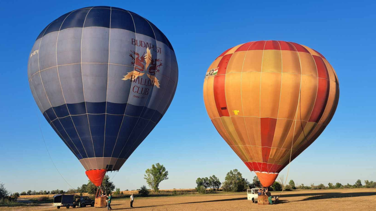 Hőlégballonos repülés Szeged térségében 2