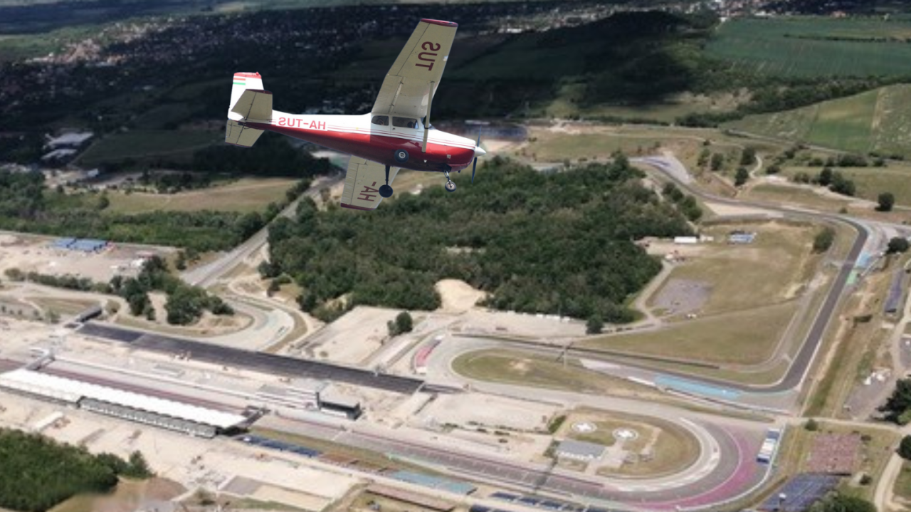 Élményrepülés egy Cessna 182-vel Veresegyháza, Gödöllő, Hungaroring felett 1