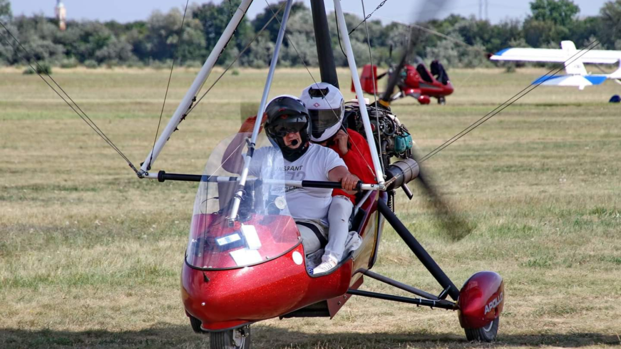 Dunaújvárosi felszállással kedvcsináló Motoros Sárkányrepülés 3