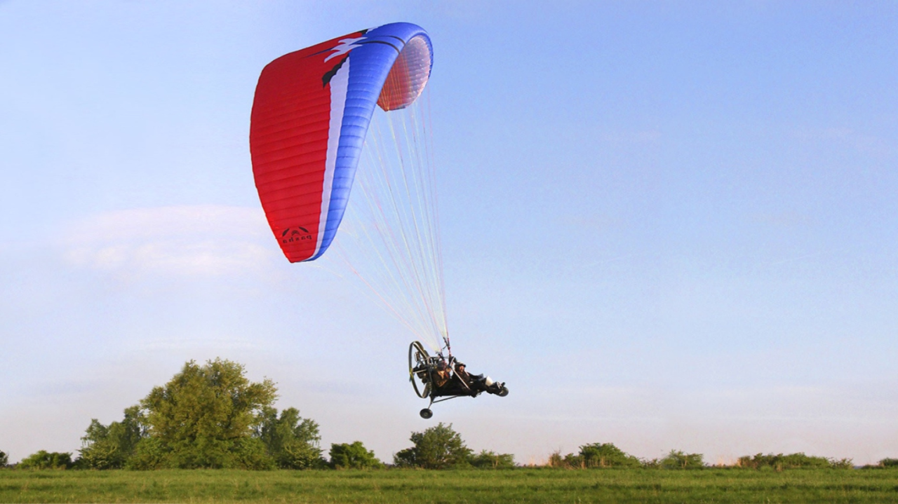 Motoros tandem siklóernyőzés - a „Kis Körtől” a „Nagy Körig” 2