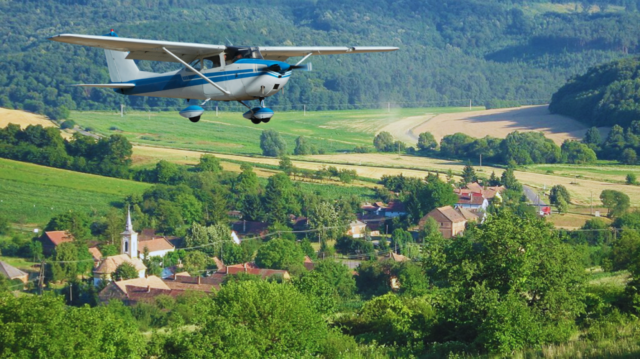 20 perces élményrepülés Cessna 172-es repülővel Zselic felett 1